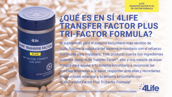 4Life Transfer Factor Plus con Zinc - Suplemento inmunológico - Imagen 2